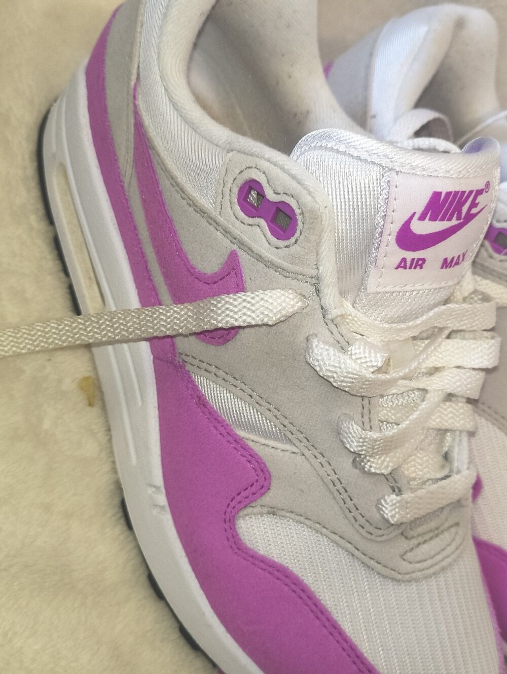 Nike Air Max 2023 Women's White & Purple Lifestyle Sneakers